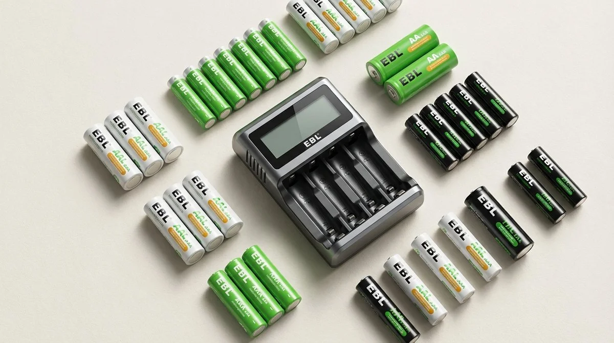 EBL 電池・充電器のラインナップ